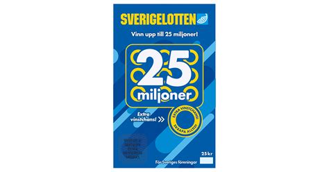 Tjäna pengar till föreningen med Sverigelotten .